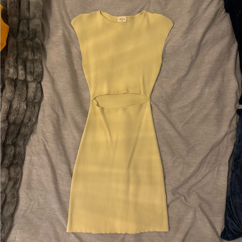 Wilfred Cutout Knit Mini Dresss